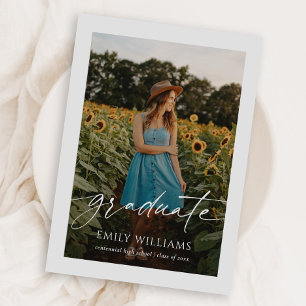 Moderne Manuscript bekleding Twee Afstuderen van d Aankondiging