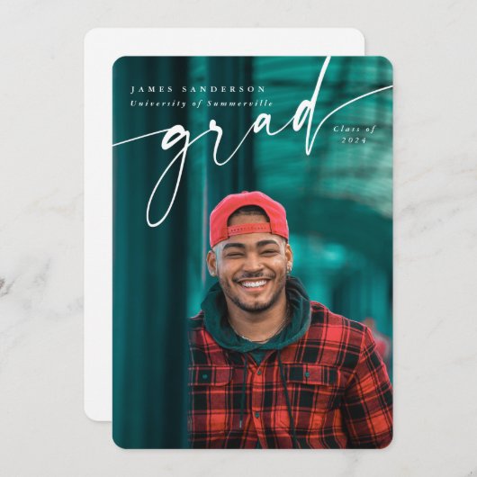 Moderne Manuscript bekleding Twee Afstuderen van d Aankondiging (Voorkant / Achterkant)