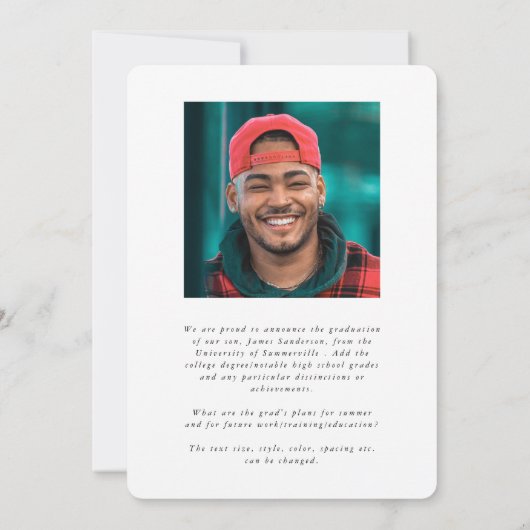 Moderne Manuscript bekleding Twee Afstuderen van d Aankondiging (Achterkant)