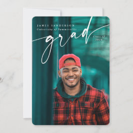 Moderne Manuscript bekleding Twee Afstuderen van d Aankondiging