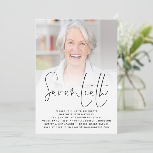 Moderne Manuscript de Bekleding van de Foto 70th B Kaart (Staand voorkant)