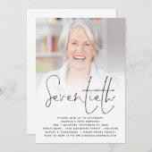 Moderne Manuscript de Bekleding van de Foto 70th B Kaart (Voorkant / Achterkant)