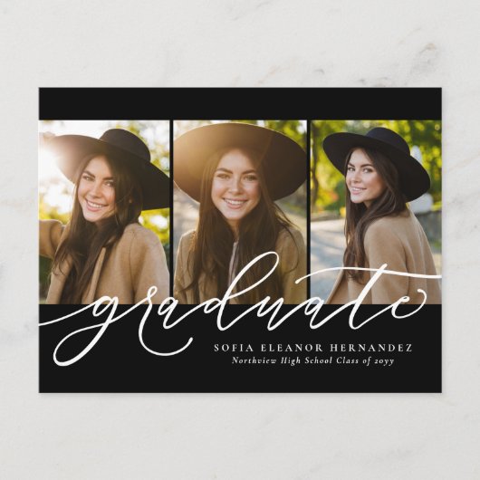 Moderne manuscript drie de uitnodiging van het fot (Voorkant)