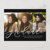 Moderne manuscript drie de uitnodiging van het fot briefkaart (Voorkant)