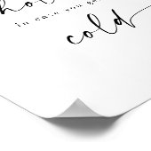 Moderne Manuscript een Blanket om het Boorteken va Poster (Hoek)