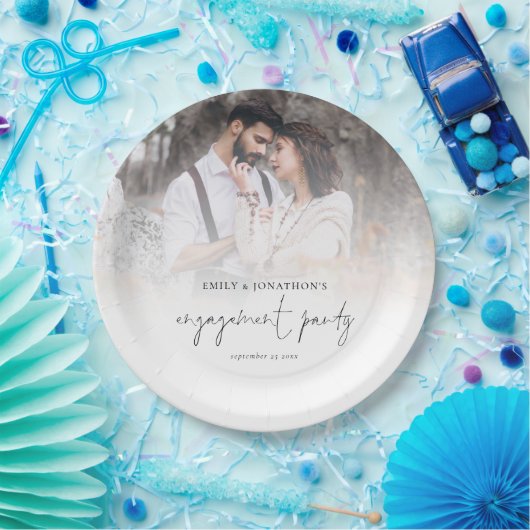 Moderne Manuscript Engagement Party van de Bekledi Papieren Bordje (Feest)