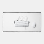 Moderne Manuscript Gepersonaliseerd Monogram en Na Bureaumat (Keyboard & Muis)