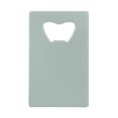 Moderne Manuscript Gepersonaliseerde Bridesmaid Creditkaart Flessenopener (Achterkant)