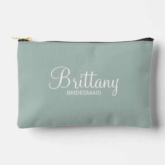 Moderne Manuscript Gepersonaliseerde Bridesmaid Etui (Voorkant)