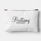 Moderne Manuscript Gepersonaliseerde Bridesmaid Etui (Voorkant)