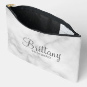 Moderne Manuscript Gepersonaliseerde Bridesmaid Etui (Open)