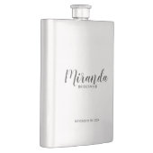 Moderne Manuscript Gepersonaliseerde Bridesmaid Flacon (Rechts)