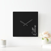 Moderne Manuscript Gepersonaliseerde de Klok van d (Huis)