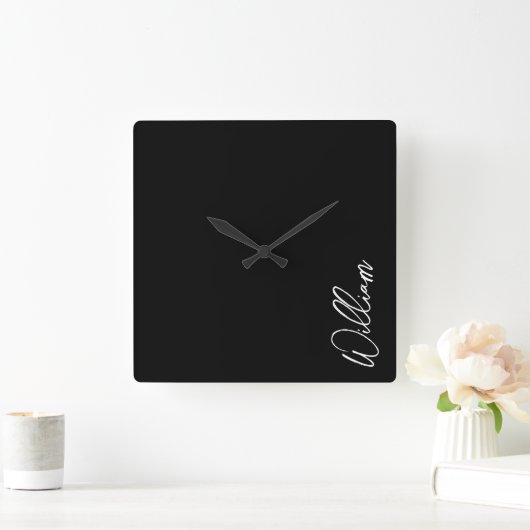 Moderne Manuscript Gepersonaliseerde de Klok van d (Huis)