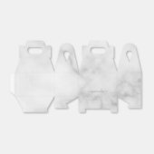 Moderne Manuscript Gepersonaliseerde Naam Witte Ma Bedankdoosjes (Uitgevouwen)