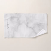Moderne Manuscript Gepersonaliseerde Naam Witte Ma Handdoek (Handdoek)