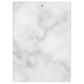 Moderne Manuscript Gepersonaliseerde Naam Witte Ma Klembord (Achterkant)