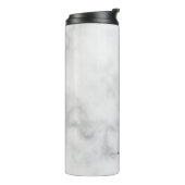 Moderne Manuscript Gepersonaliseerde Naam Witte Ma Thermosbeker (Gedraaid links)