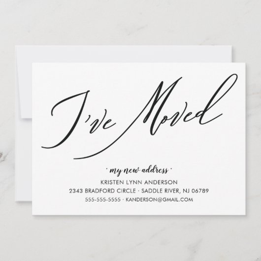 Moderne Manuscript heb ik Bewegende Aankondiging b (Voorkant)