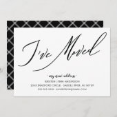 Moderne Manuscript heb ik Bewegende Aankondiging b (Voorkant / Achterkant)