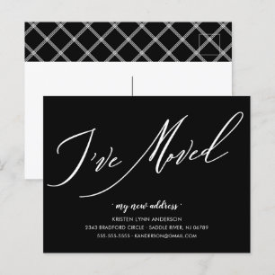 Moderne Manuscript heb ik Bewegende Aankondiging b Briefkaart