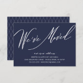 Moderne Manuscript hebben wij Bewegende Aankondigi RSVP Kaartje (Voorkant / Achterkant)