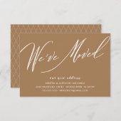 Moderne Manuscript hebben wij Bewegende Aankondigi RSVP Kaartje (Voorkant / Achterkant)