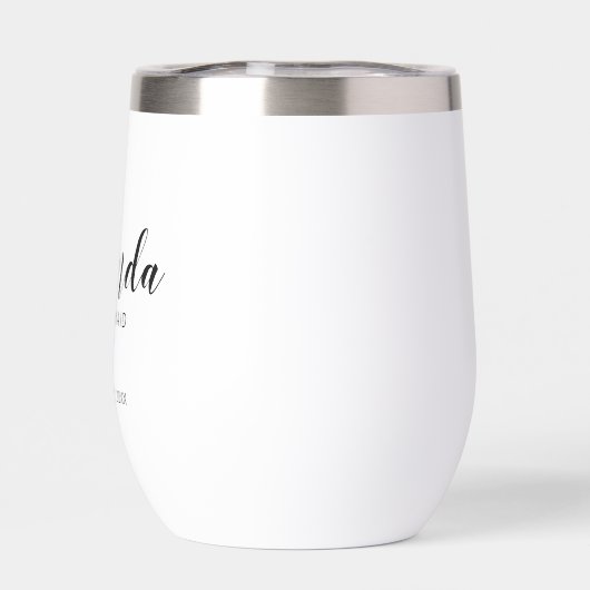 Moderne Manuscript Persoonlijke Bridesmaids (Achterkant)