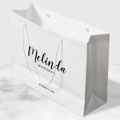 Moderne Manuscript Persoonlijke Bridesmaids Groot Cadeauzakje