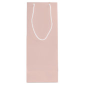 Moderne Manuscript Persoonlijke Bridesmaids Wijn Cadeautas (Achterkant)