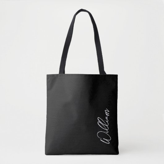 Moderne Manuscript Persoonlijke Canvas tas van de (Voorkant)