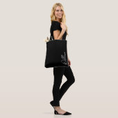 Moderne Manuscript Persoonlijke Canvas tas van de (Op model)