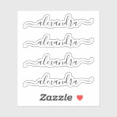 Moderne Manuscript Persoonlijke de Dragers van de  Sticker (Vel)