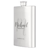 Moderne Manuscript Persoonlijke Groomsmen Flacon (Links)