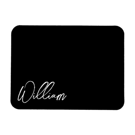 Moderne Manuscript Persoonlijke Magnet van de Naam Magneet (Horizontaal)