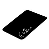 Moderne Manuscript Persoonlijke Magnet van de Naam Magneet (Linkerzijde)