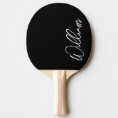 Moderne Manuscript Persoonlijke Naam pingelt Pong  Tafeltennisbatje (Voorkant)