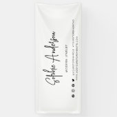 Moderne Manuscript Sociale Media Branding Marketin Spandoek (Verticaal)