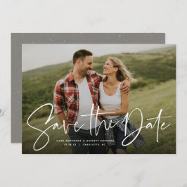 Moderne manuscripttrendy sparen de kaart van de da