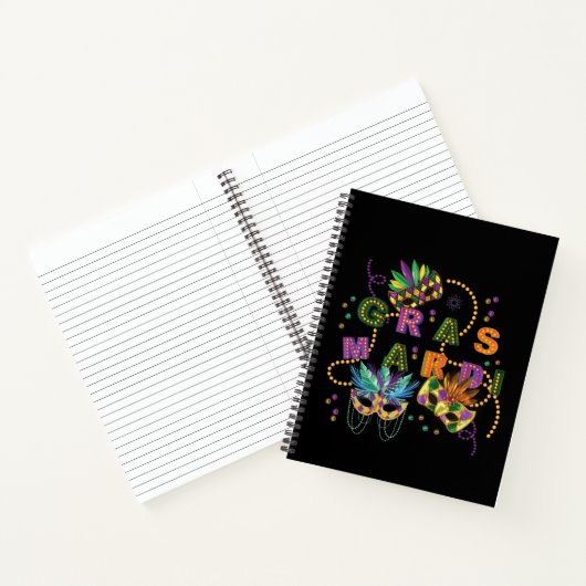Moderne Mardi Gras Notitieboek (Binnen)