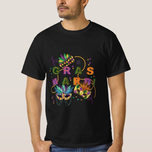 Moderne Mardi Gras T-shirt (Voorkant)