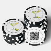 Moderne Margarita Business Event Drink Voucher Poker Chips (Opstapeling)
