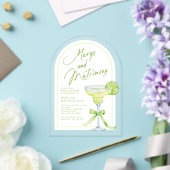 Moderne Margs en Huwelijk Vrijgezellenfeest Acryl Uitnodigingen (Insitu (Huwelijk))