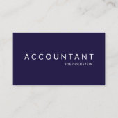 Moderne Marine Accountant CPA Tax Agent CA Visitekaartje (Voorkant)
