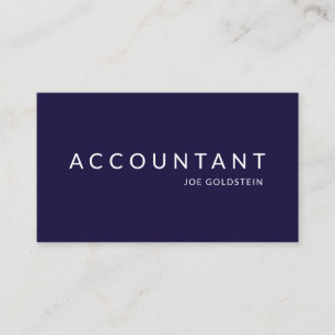 Moderne Marine Accountant CPA Tax Agent CA Visitekaartje
