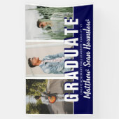 Moderne marine Afstuderen 3 Afstuderen voor fotoco Spandoek (Verticaal)