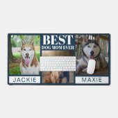 Moderne marine beste hond mam ooit 3 foto collage bureaumat (Keyboard & Muis)