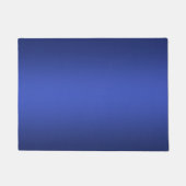 Moderne marine blauw gradiënt Waterverf galaxy rui Deurmat (Voorkant)