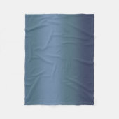 Moderne marine blauw gradiënt Waterverf galaxy rui Fleece Deken (Voorkant)