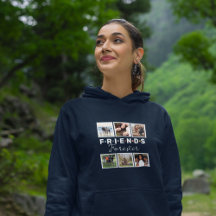 Moderne marine blauwe vrienden voor altijd foto co